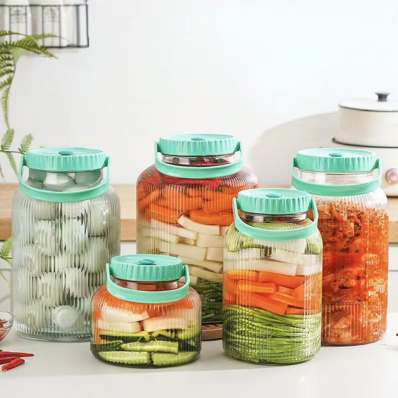 High-quality food-grade sealed pickle jars for household use