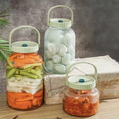 High-quality food-grade sealed pickle jars for household use